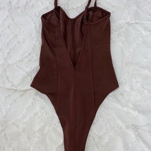 Brown Bodysuit